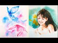 WATERCOLOR #PAINTING IDEAS. #Satisfying Art