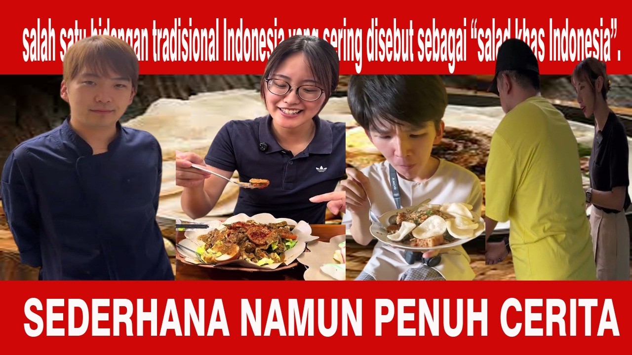 Mas Tki ini Meperkenalkan Gado Gado ke Orang Jepang!