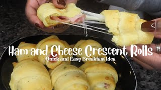 Ham and Cheese Crescent Rolls |Inspired by Starbucks Ham and Swiss Croissants