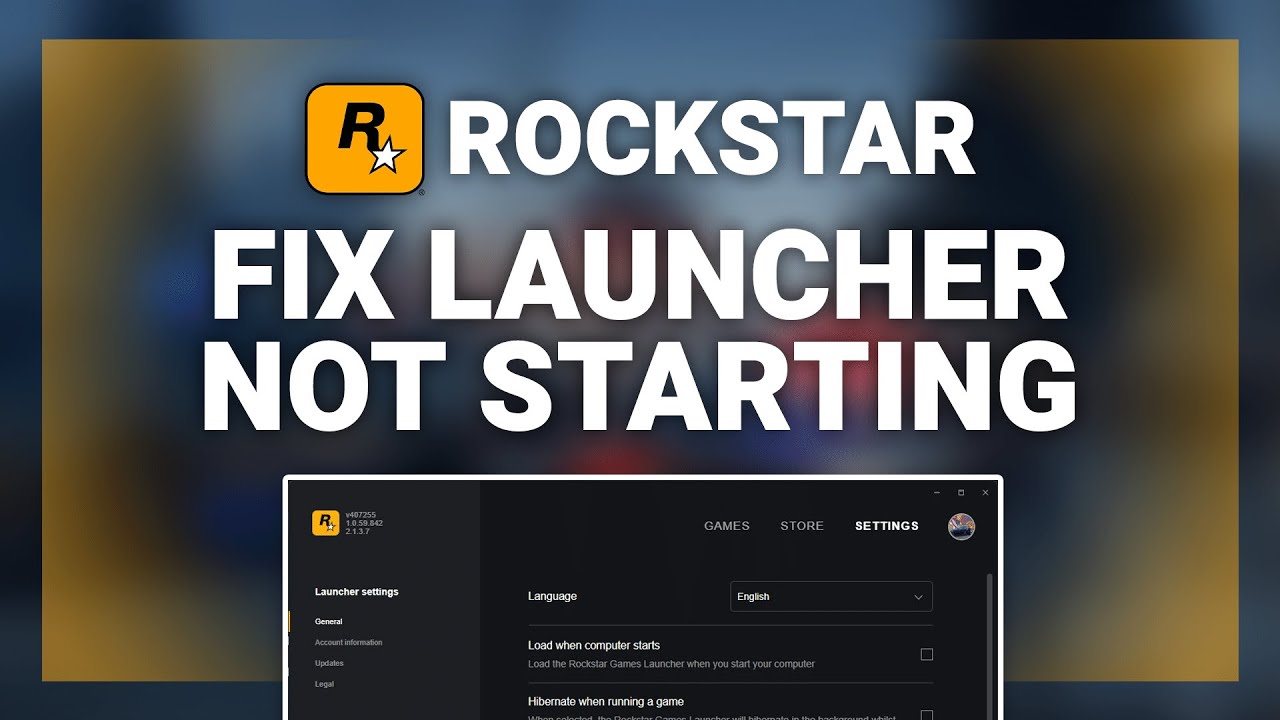 Rockstar Games Launcher: We install it on Windows so you don't