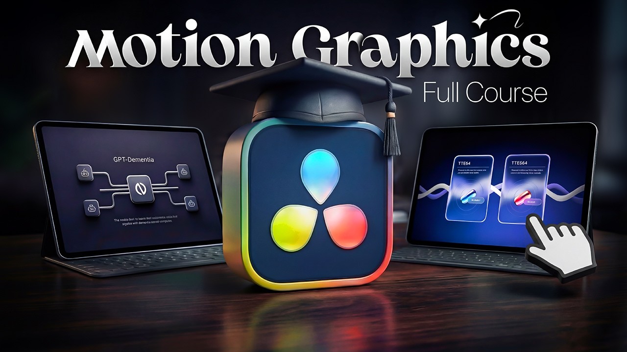 Full Motion Graphics Course | DaVinci Resolve - YouTube