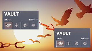 Cleaning my vault for the final time