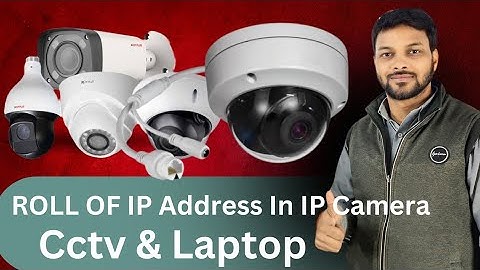 IP Camera ko Webpage Pe kaise Open kare || How to Change Laptop IP Address #ipcamera #cctv
