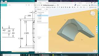 3d drawing 9 walk through with Onshape