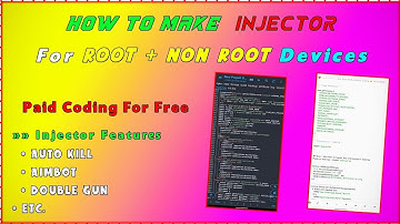 How To Make Root + Non Root Injector | Root Injector Making #andlua #injector