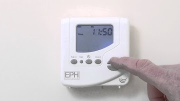 Video: How to set the time on your thermometer (EPH controls)