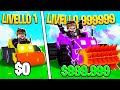 SCAVATORE LIVELLO 1 VS SCAVATORE LIVELLO 999.999.999 SU STONE MINER SIMULATOR DI ROBLOX!!