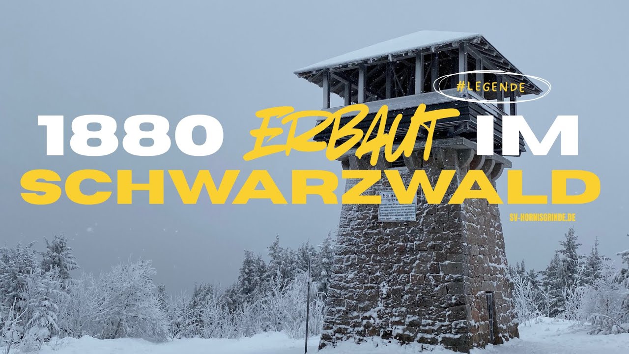 Mehliskopf-Turm: Drohnenflug über den ältesten steinernen Aussichtsturm im Nordschwarzwald