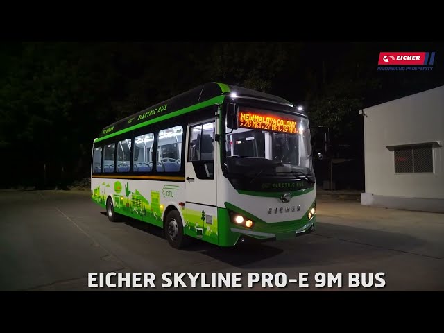 Creating sustainable future with Eicher's Electric Bus - Skyline Pro-E class=