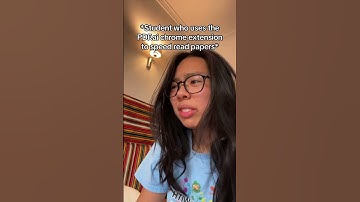 Using a chrome extension to speed read papers