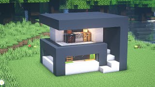 Minecraft | How to Build a Small Modern House #26 - Minecraft House Tutorial