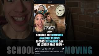 Schools are banning clocks