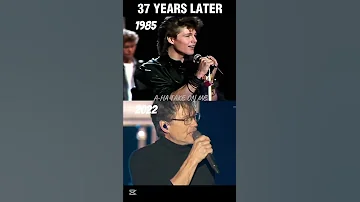 1985 Vs 2022 TAKE ON ME THEN AND NOW Throwback AHA Viralmusic Takeonme Nostalgia 