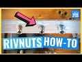 How to Install Rivnut Rivet Nut Nutserts WITH TOOL - Full Guide