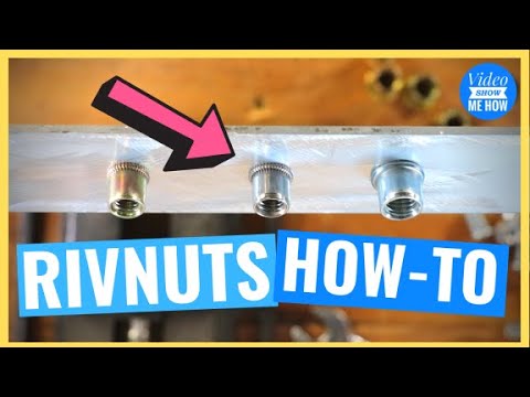 How to Install Rivnut Rivet Nut Nutserts WITH TOOL [Full Guide]