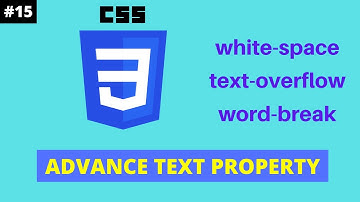 CSS3 Advanced Text Property For Beginners In Hindi part 15 | css text effect | programmer shakil
