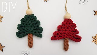 🎄DIY ARBOLITO de NAVIDAD en MACRAME (paso a paso) | DIY Macrame Christmas Tree Ornament Tutorial