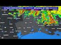 WEATHER LOOP | Track potential severe weather moving through SE Texas Sunday afternoon