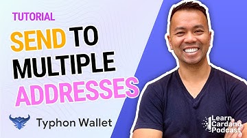 How to send to multiple addresses in one transaction, Cardano