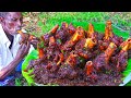 Monster beef bone spicy marrow      eating and cooking delicious recipe