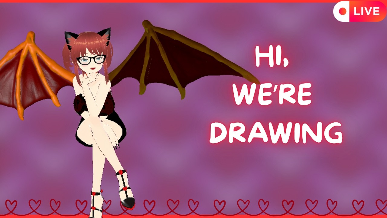 [EN]Vtuber| ~*ART STREAM | CHOCO VALENTINE!| *~ | !merch !socials !vtuber