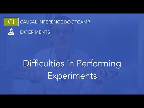 Difficulties in Performing Randomized Experiments: Causal Inference Bootcamp