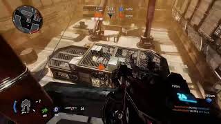 Flagrun VS team with map control - Titanfall 2