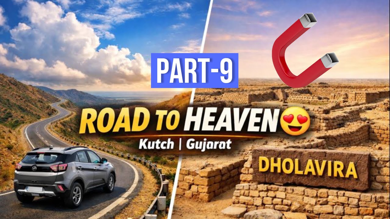 Part- 9 | Road to Heaven 🚗✨ | Kalo Dungar, Dholavira & Magnetic Hill | Pune To Gujrat In Nexon