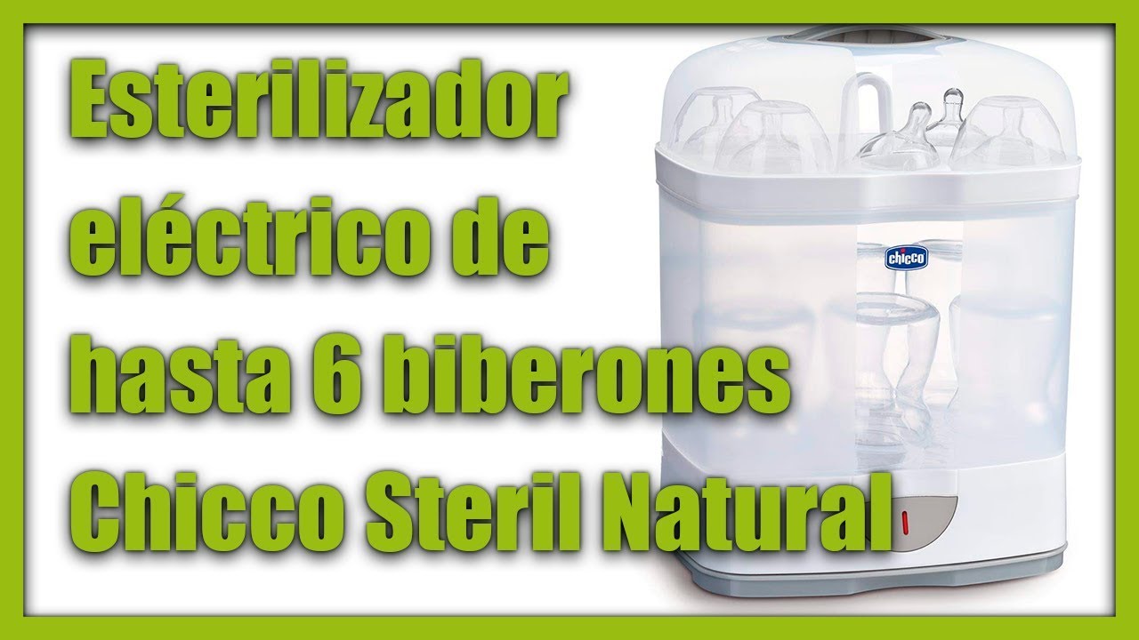 CHICCO, Esterilizador de Biberones Eléctrico 3 en 1 : : Bebé