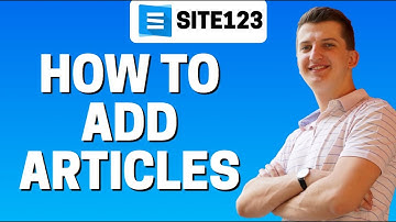 How To Add Articles in Site123
