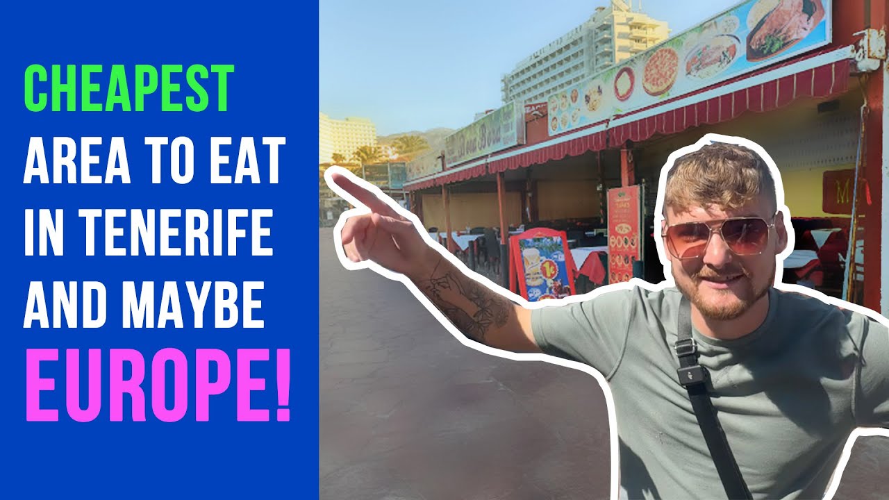 CHEAPEST STREET TO EAT IN TENERIFE (MAYBE EUROPE)