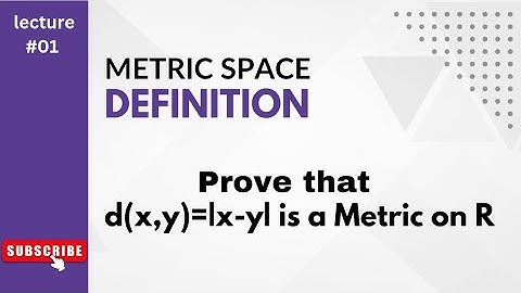 Metric Space|Definition|Metric on R|Lecture #01| Functional analysis by Faizan Ahmad Sheikh