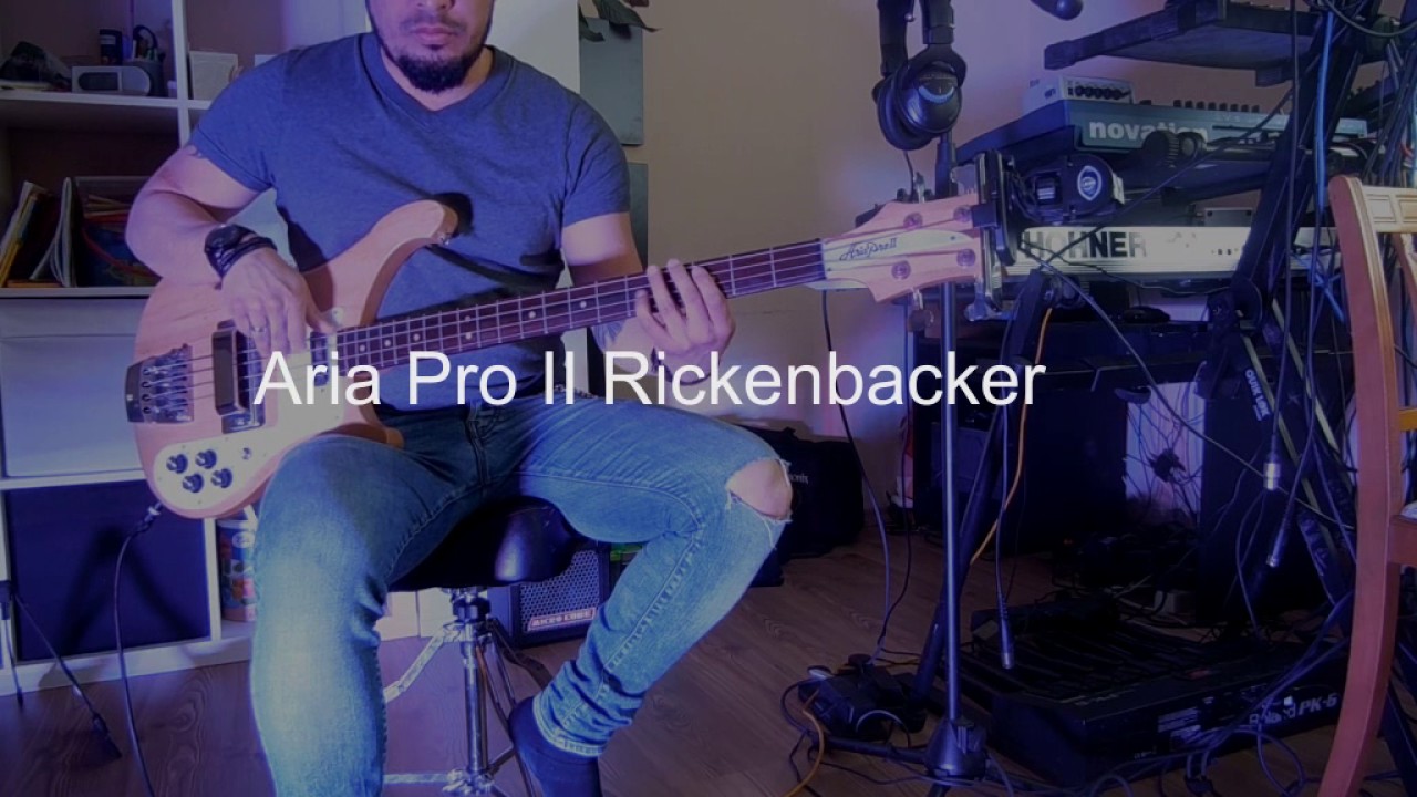Aria pro rickenbacker copy '76 - YouTube