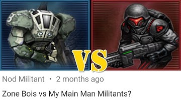 GDI Zone Trooper vs Nod Militant
