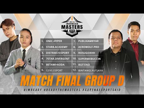 2020 Free Fire Indonesia Masters 2020 Spring Final Group D