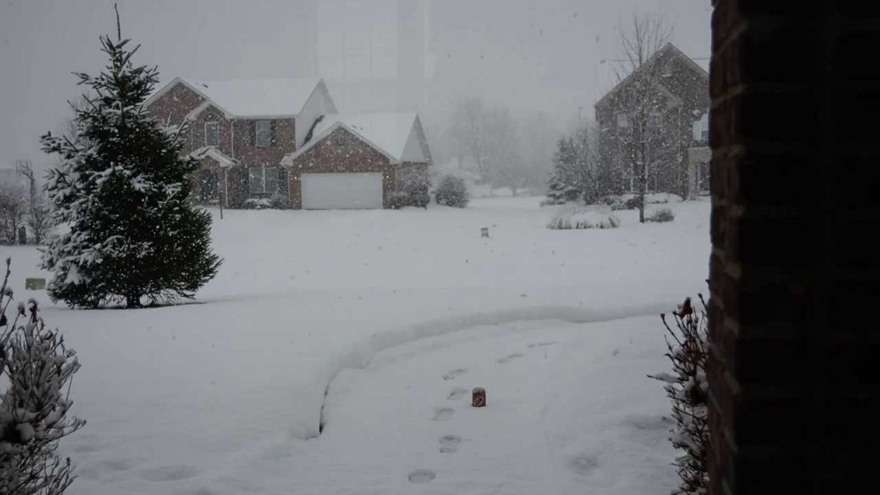 Snow Fall Time Lapse - YouTube
