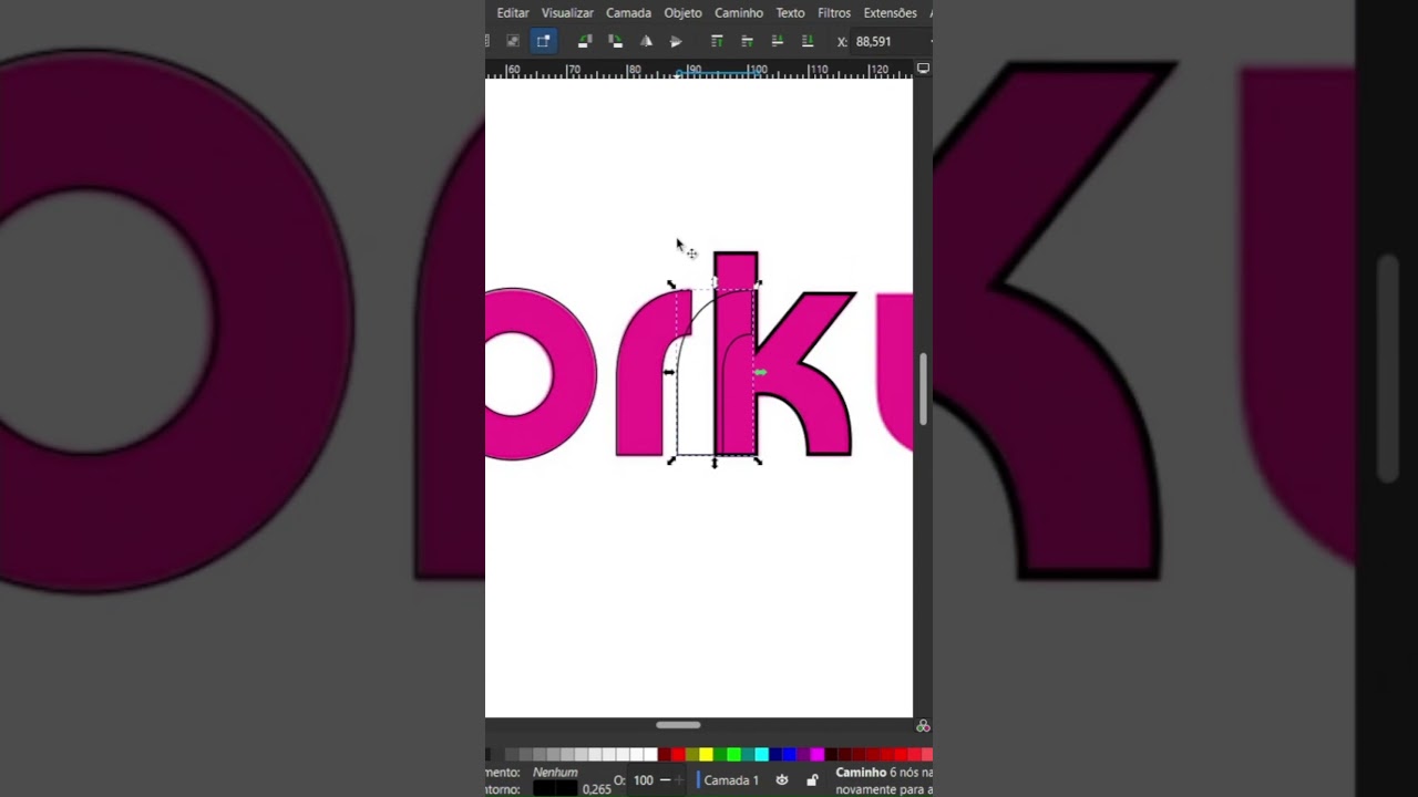 Vectorizing a Social Media Classic: The Orkut Logo! | Inkscape