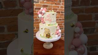 Winnie the Pooh cake 🐝🍯 #cake #cakedecorating #baking #cakenkitchen #buttercream #winniethepooh
