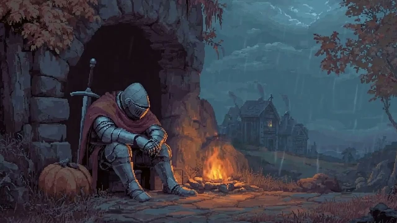 Storm Over the Kingdom – Medieval Bonfire Ambience for Study & Deep Rest
