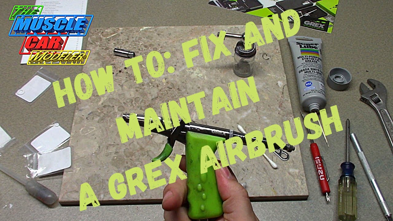 Testing A Grex Tritium TG3 Airbrush - Great For Model Building