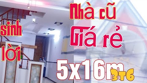 Bán nhà Hóc Môn quá rẻ 5x16m  kdc 👍VIP mua sớm rẻ hơn nhà đất Hóc Môn 2021 phan văn hớn chợ Đại Hải