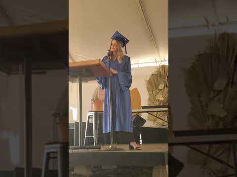 Madeleine's graduation speech (Coastline Christian Academy) - Class of 2021