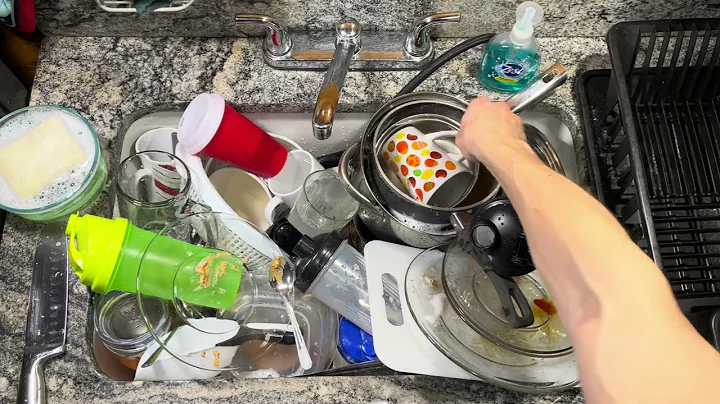 ASMR Washing Dishes 36 (no talking)