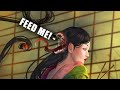 Futakuchi Onna, The Two Mouthed Woman | Japanese Yokai Folklore #shorts
