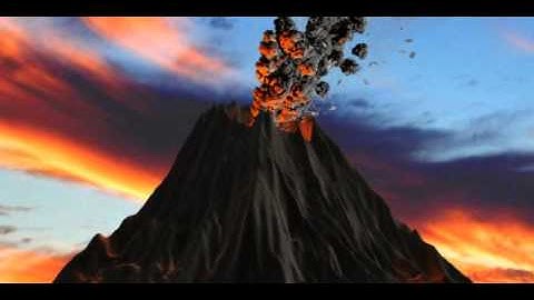 Volcano eruption