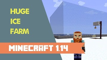 Minecraft 1.14+ | Huge Ice Farm Tutorial