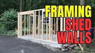 How To Frame A Shed (One Wall At A Time)
