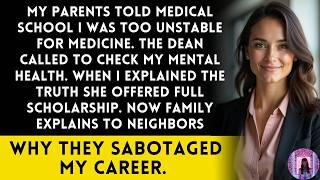 Family Told Medical School I Was Unstable - Dean Offered Full Scholarship