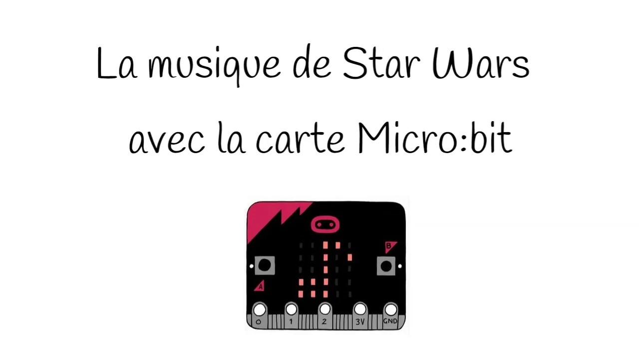 Musique Star Wars avec MicroBit YouTube