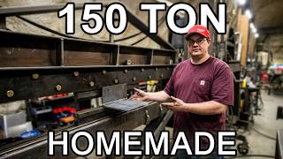 DIY 150-Ton Hydraulic Press Brake: Building a Monster Metal Bender! Dale's tool of the day #26